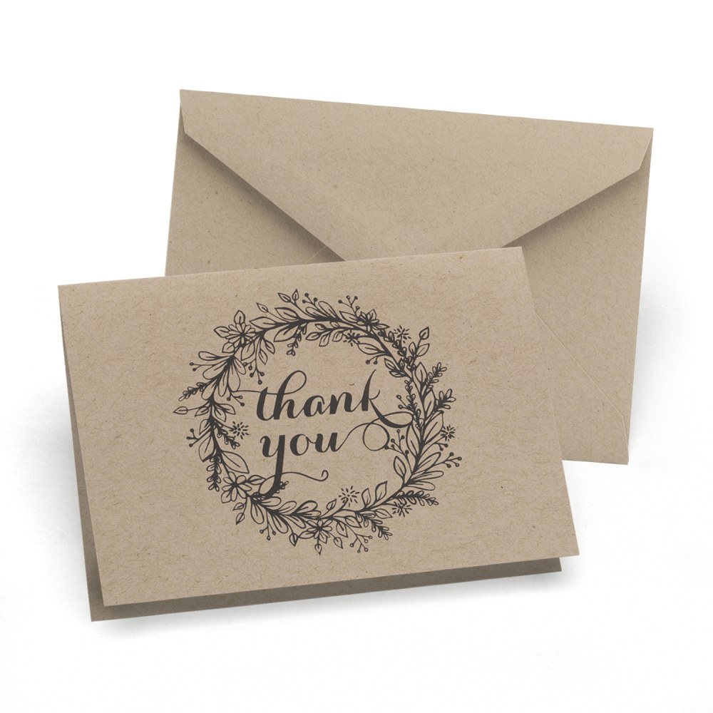 Taylor All Occasion Thank You Cards, 4-7/8" x