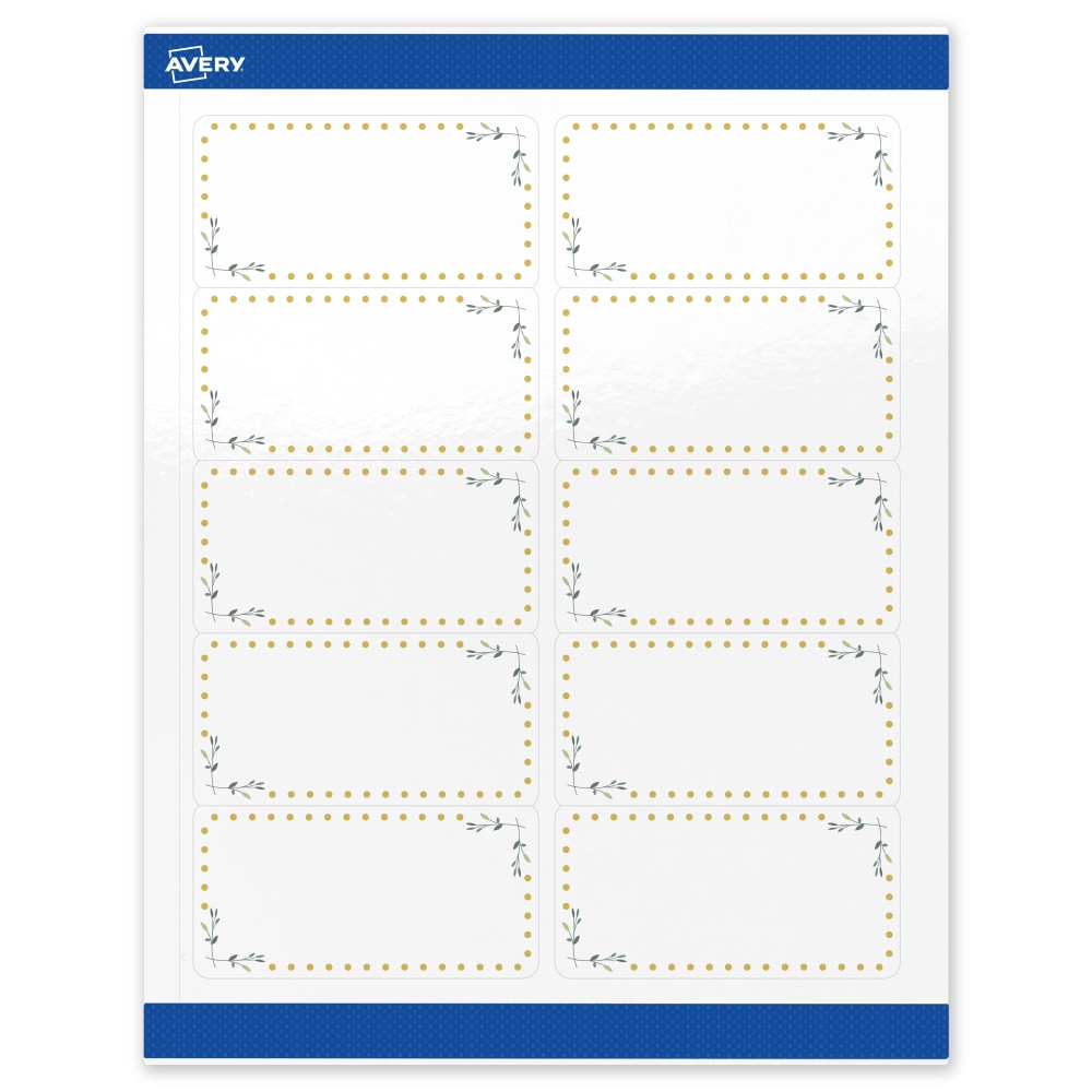 Avery® Printable Labels With Sure Feed® Technology,