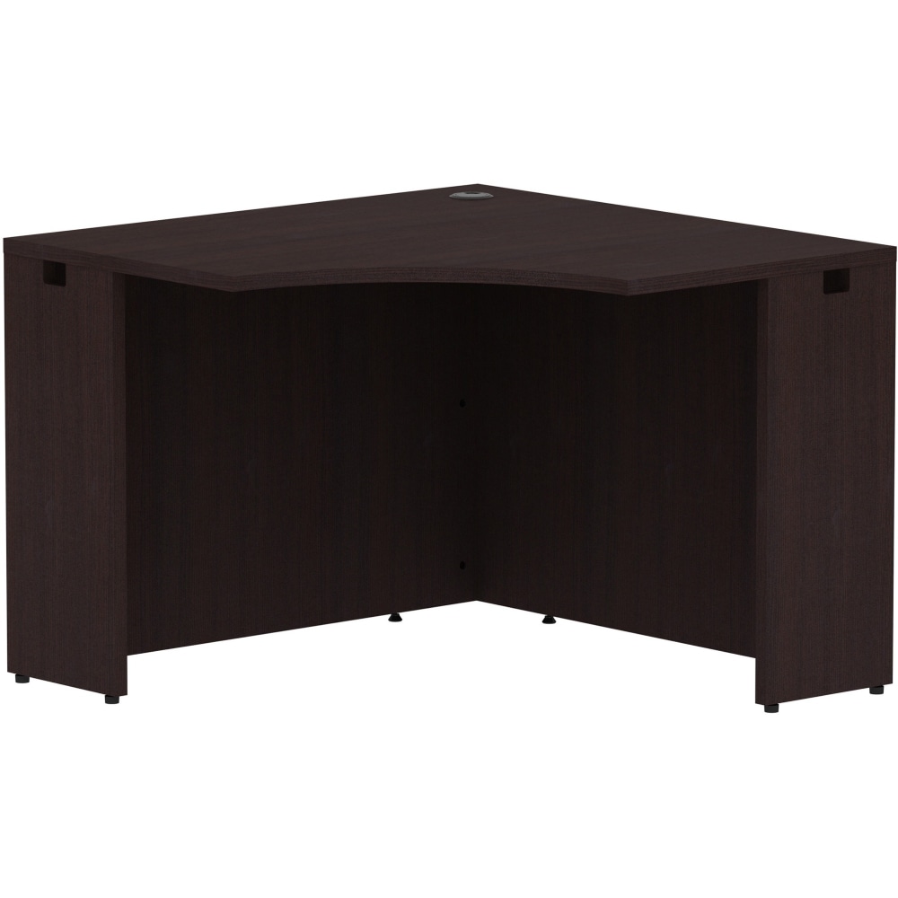 Lorell® 42"W Corner Computer Desk, Espresso