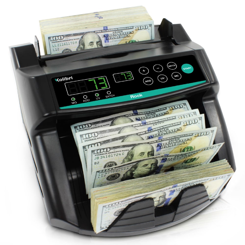 Kolibri Rook Money Counter With Advanced Counterfeit Detection,