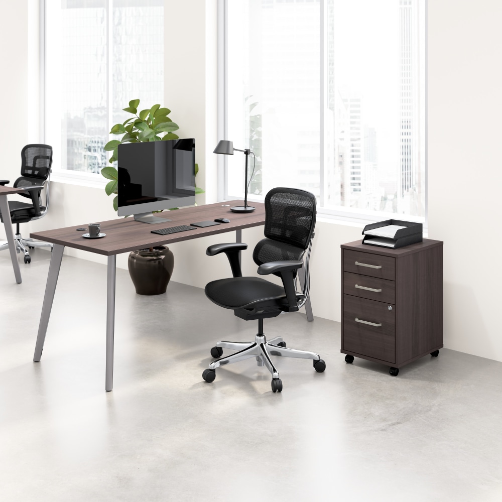 WorkPro® Motiva 72"W Modern Office Desk With 3-Drawer