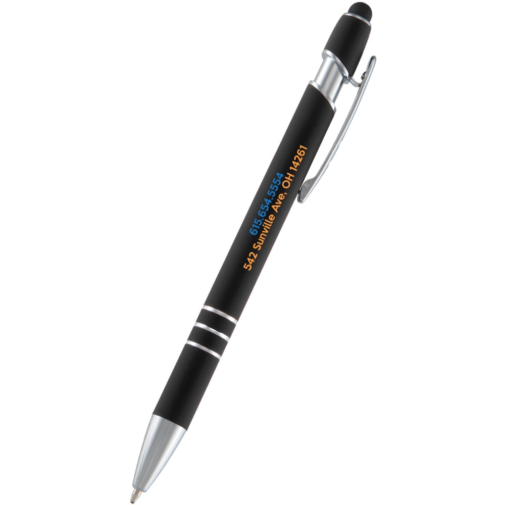 Custom Promotional Full-Color Softex Stylus Pen, Medium Point