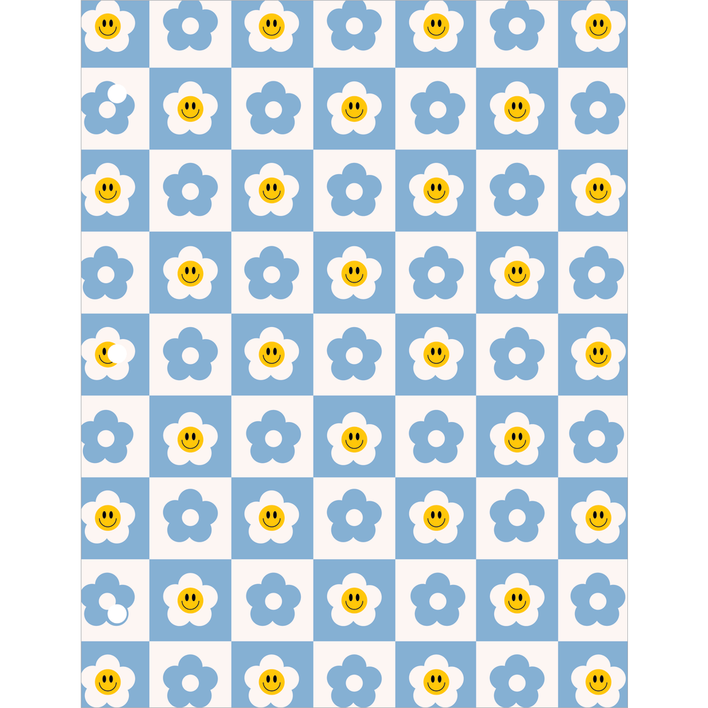 Eccolo BTS 2-Pocket Folder, 8-1/2” x 11”, Checkerboard