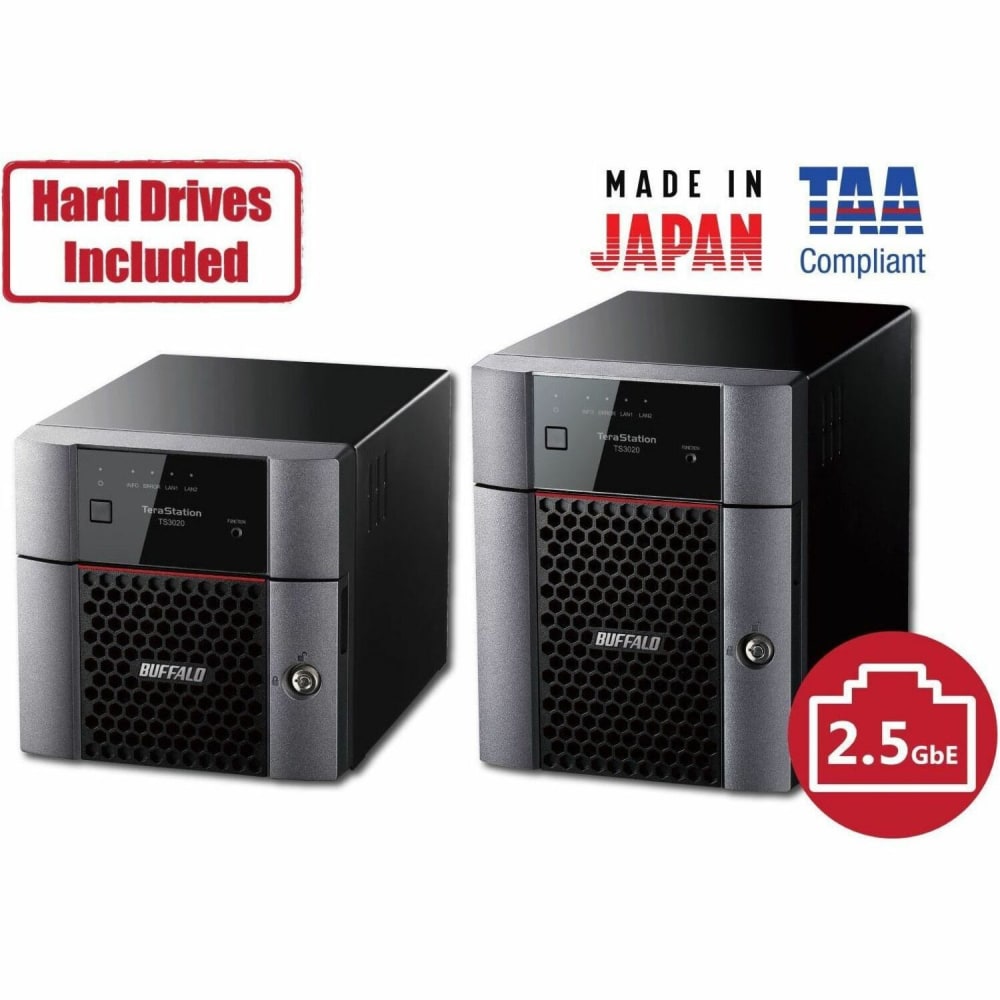 Buffalo TeraStation 3220DN Desktop 4 TB NAS Hard