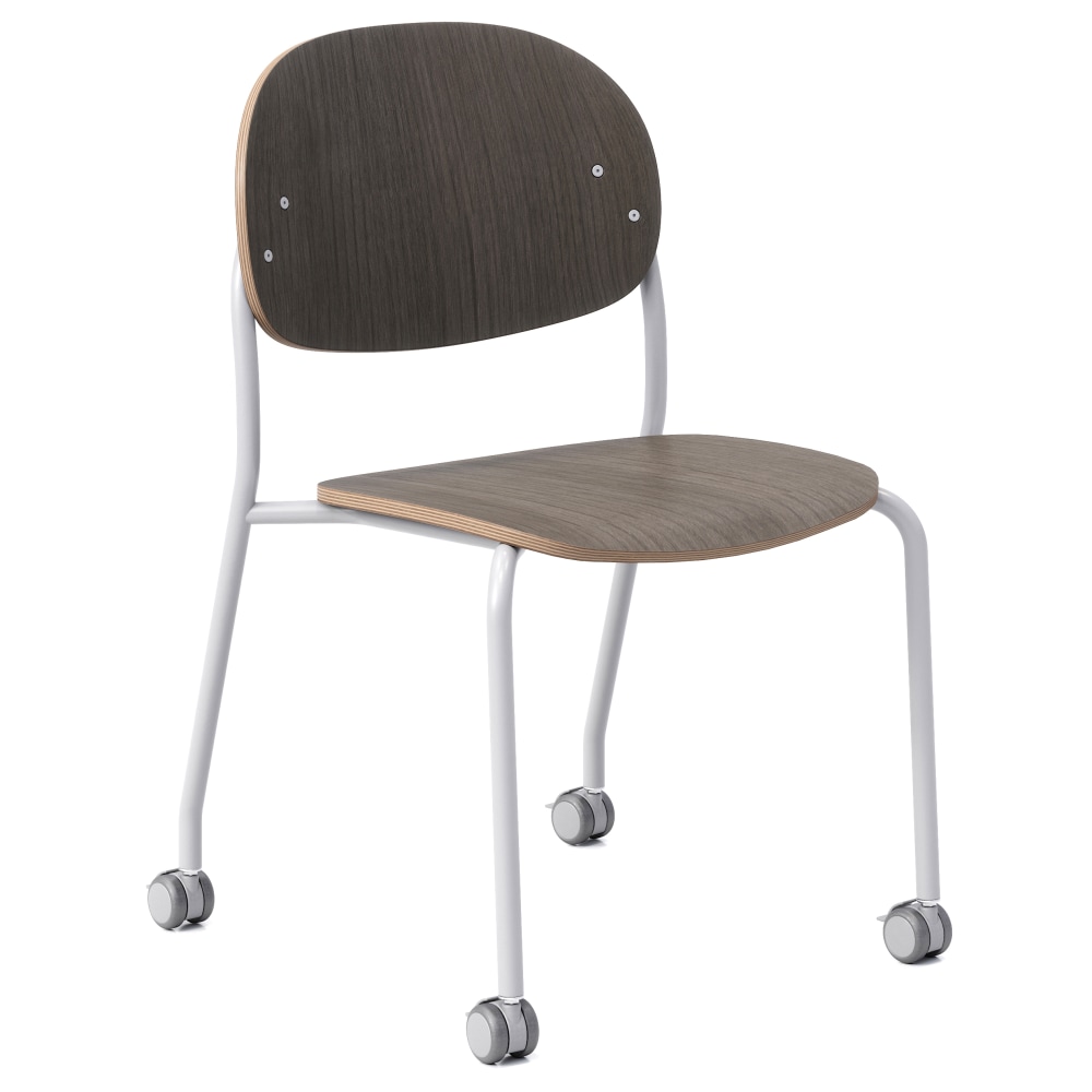KFI Studios Tioga Laminate Guest Chair With Casters,