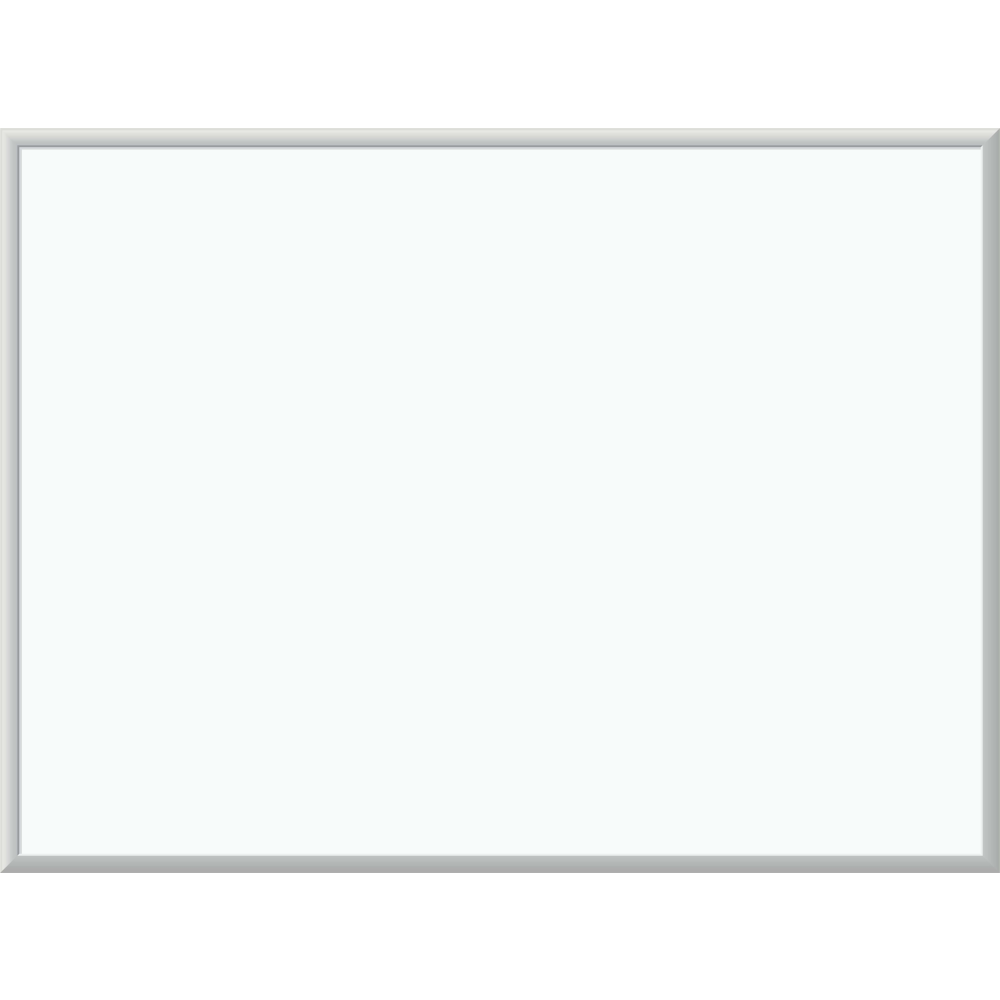 U Brands Melamine Non-Magnetic Dry-Erase Board, 48" X