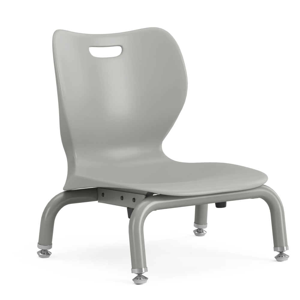 HON SmartLink 4-Leg Plastic Stackable Chairs, Platinum, Set