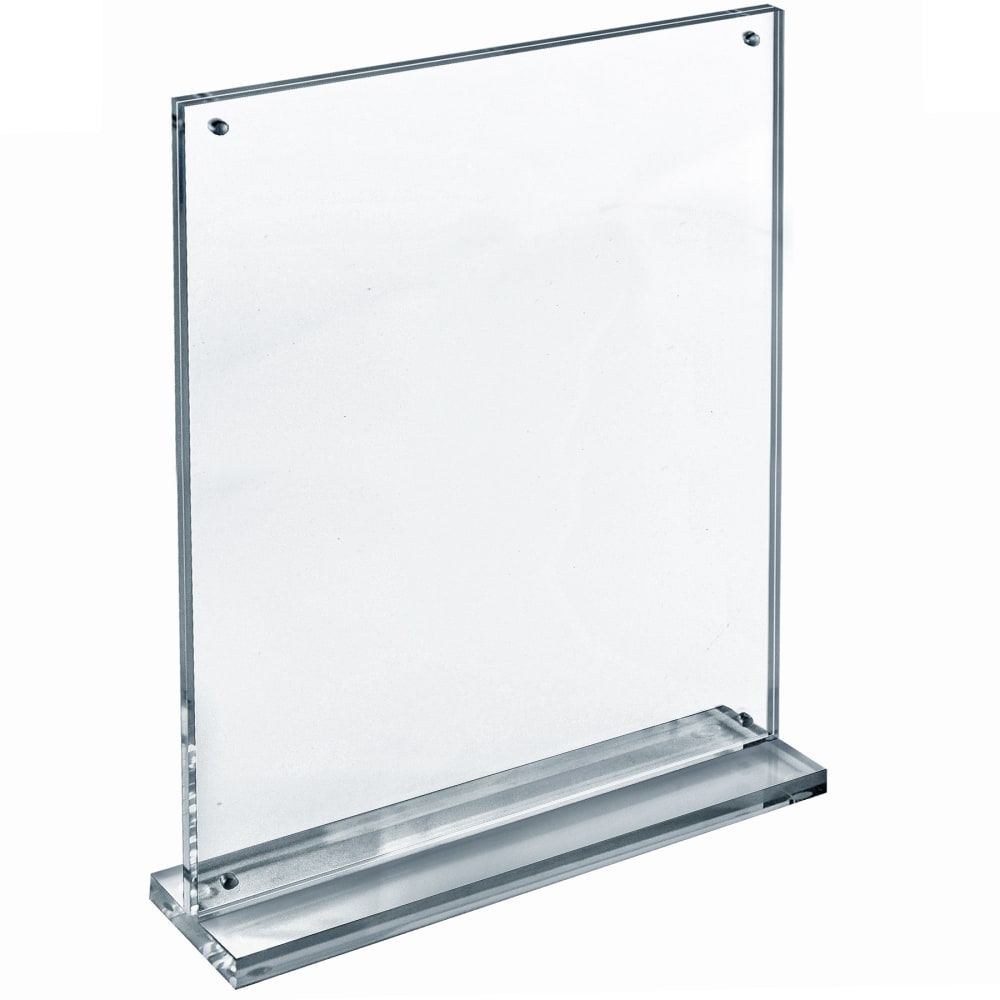 Azar Displays Slim Deluxe Acrylic Block Frame, 11”
