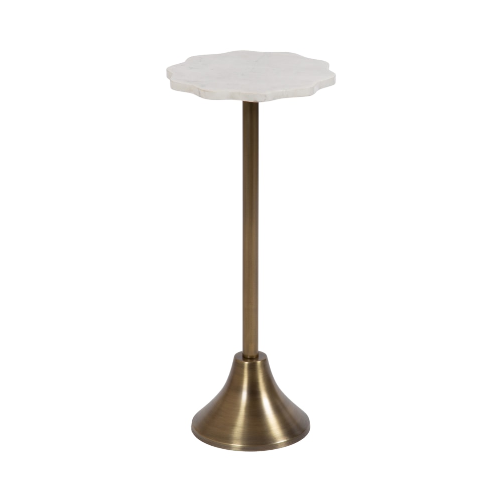 Kate and Laurel Sanzo Iron Round Drink Table,