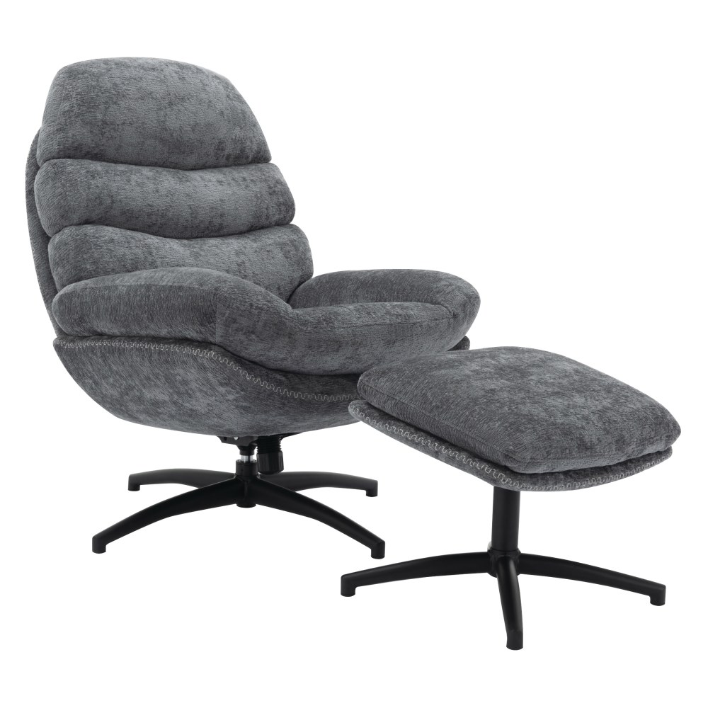 Office Star Kerry Swivel Lounge Accent Chair &