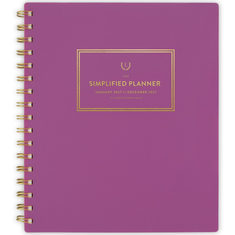Simplified by Emily Ley for AT-A-GLANCE® 2027 Weekly