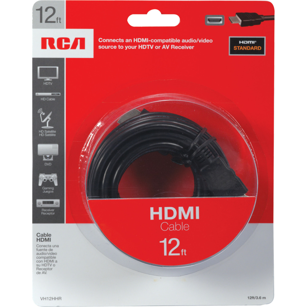 RCA VH12HHR 12 Ft HDMI Cable, VH12HHR