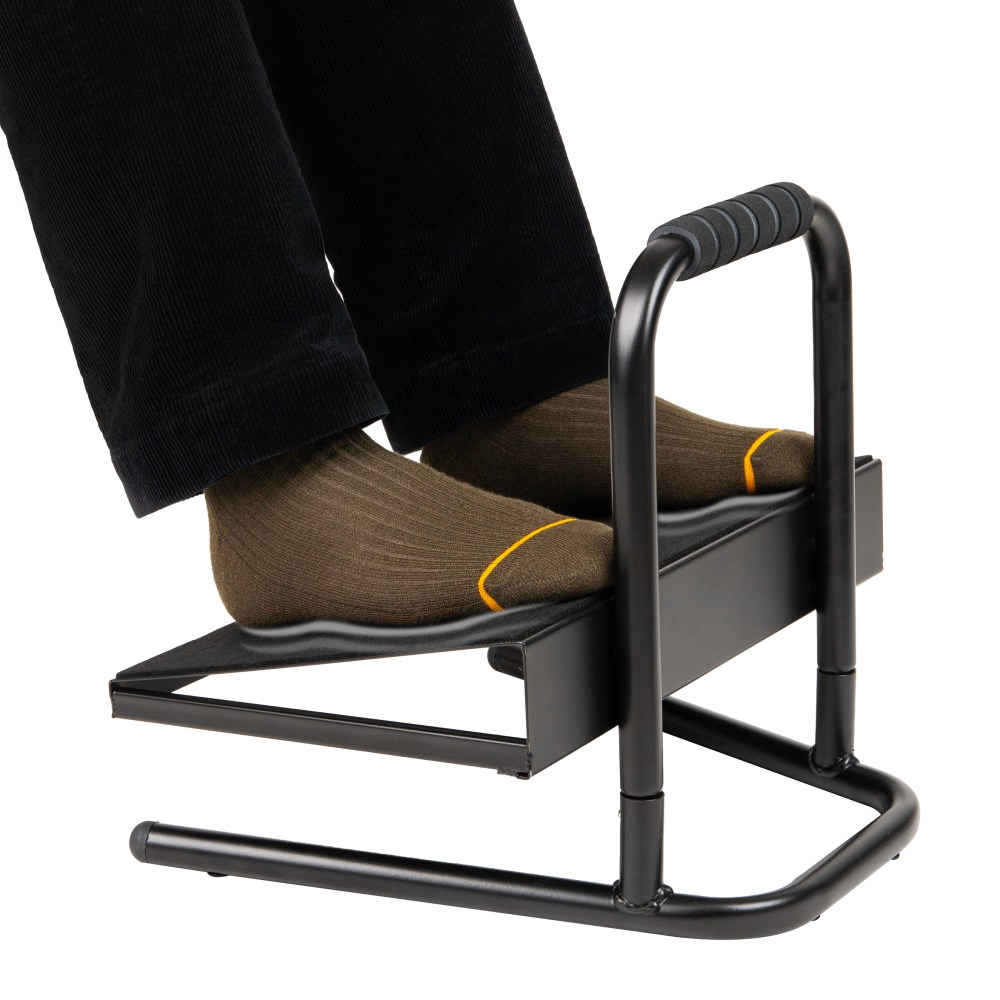 Mind Reader Height Adjustable Ergonomic Footrest, 14-1/2"H x