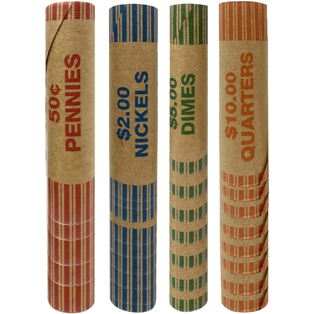 Nadex Coins NXTE-1440 Assorted Preformed Crimped-End Coin Roll