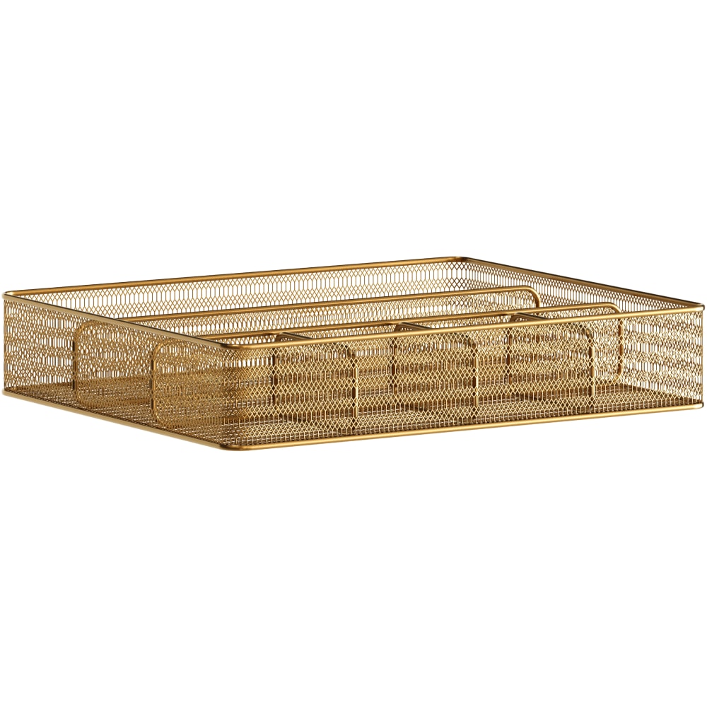 Martha Stewart Ryder Mesh Metal 6-Compartment Larger Desk