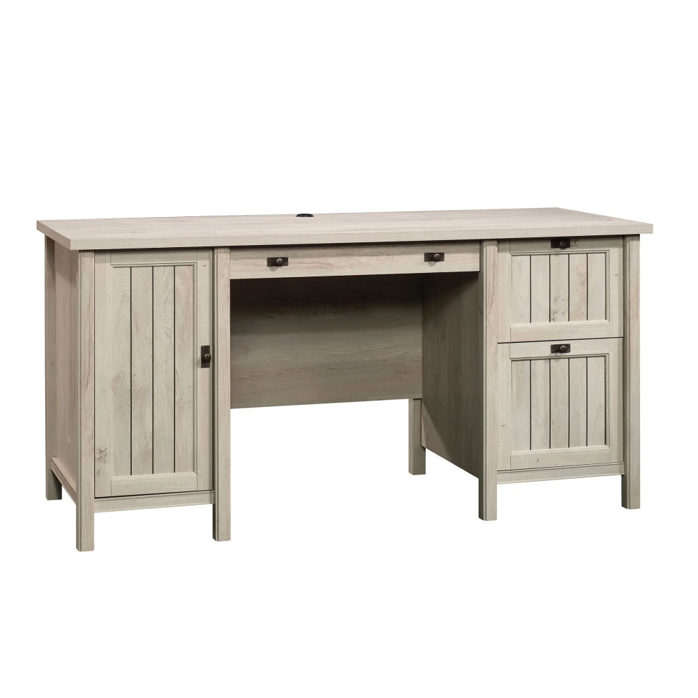 Sauder® Costa 60"W Computer Desk, Chalked Chestnut