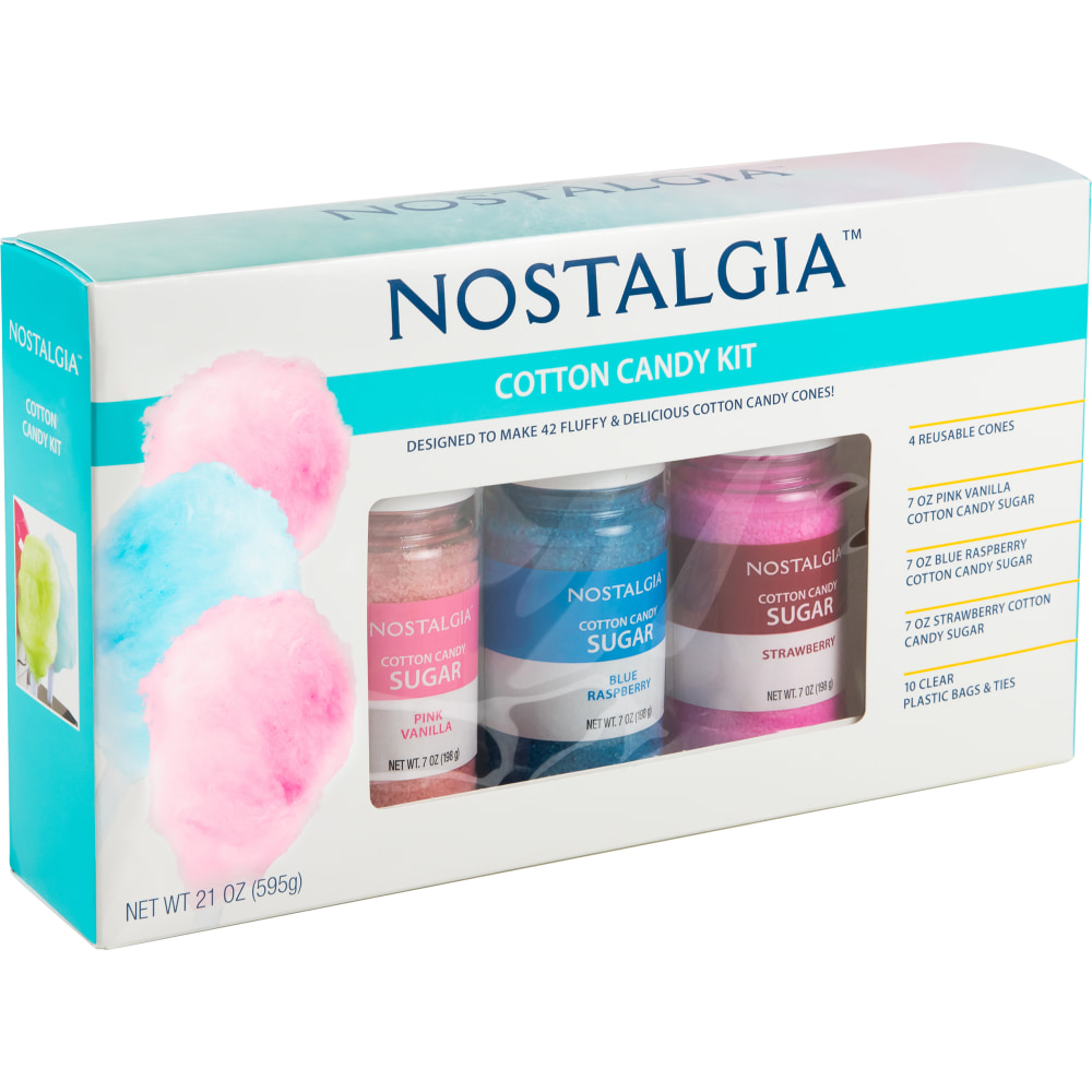Nostalgia Electrics Cotton Candy Party Kit