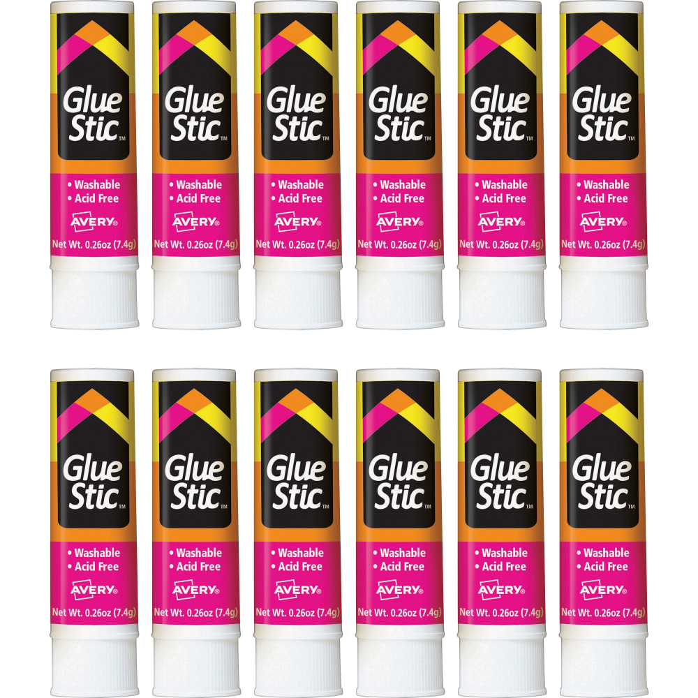 Avery® Permanent Glue Stic - 0.26 fl oz