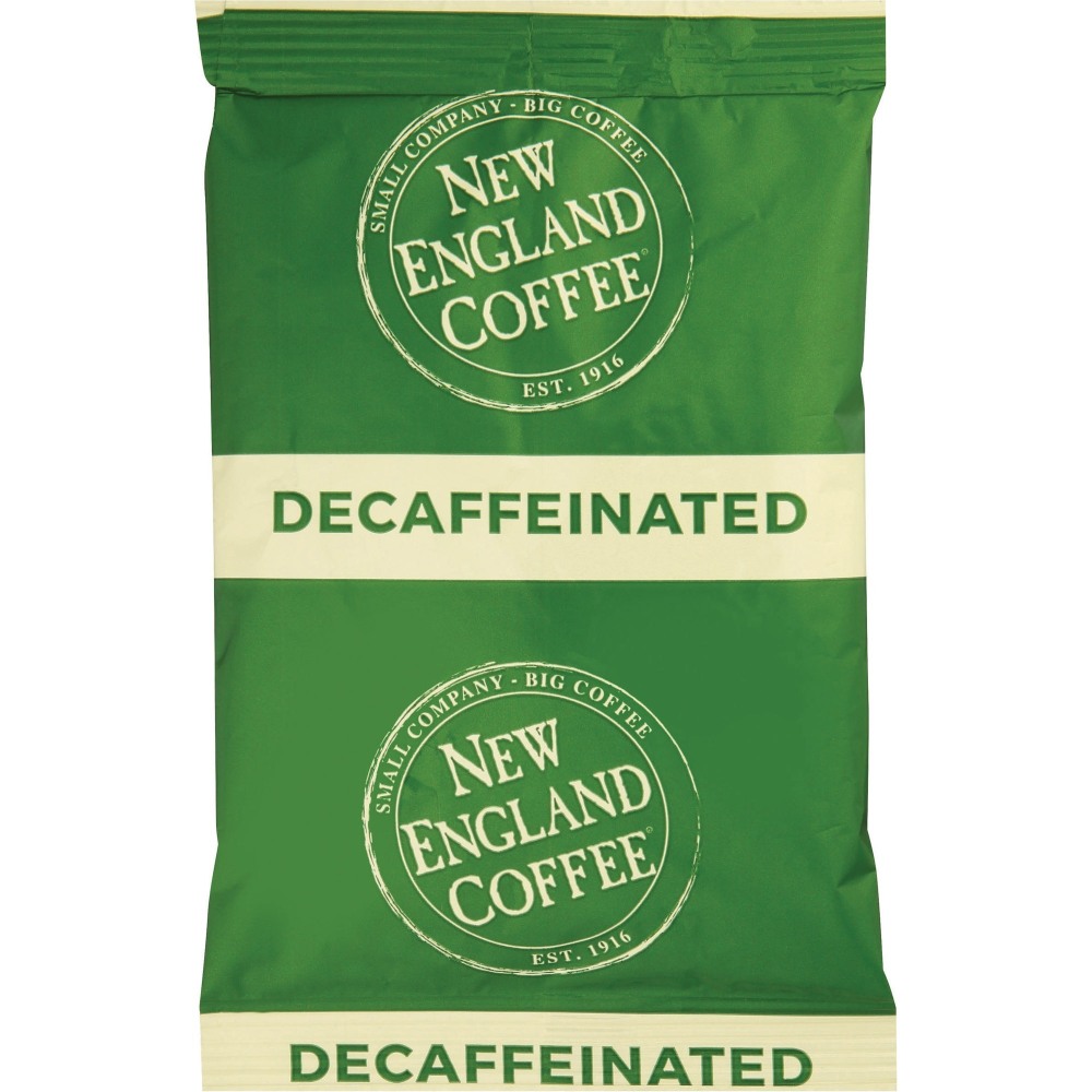 New England Coffee Single-Serve Coffee Packets, Decaffeinated,