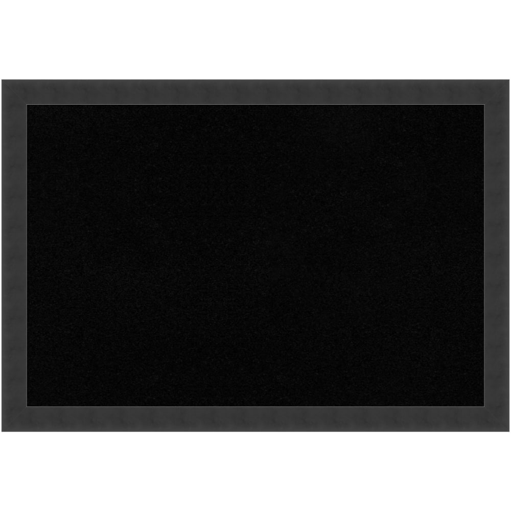 Amanti Art Mezzanotte Non-Magnetic Cork Bulletin Board, 26"