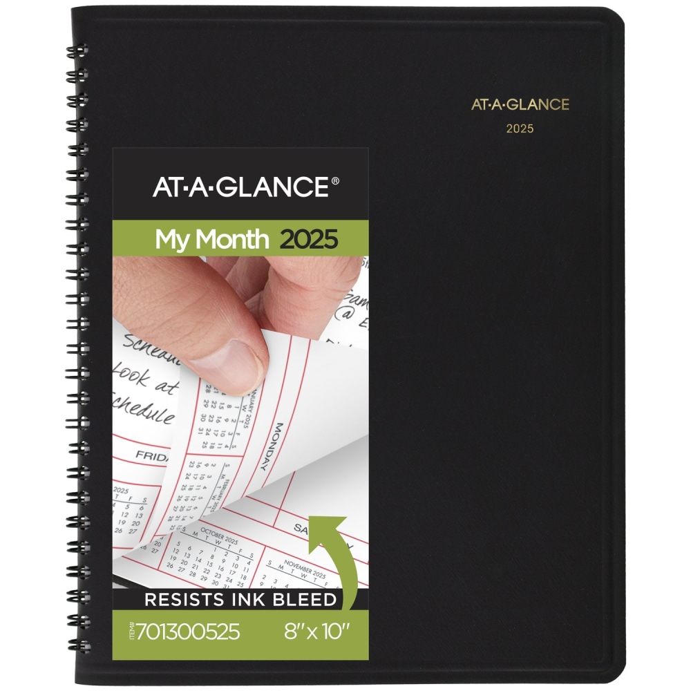 2025 AT-A-GLANCE® Monthly Planner, Large, 8" x 10",