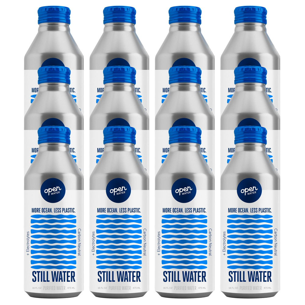Open Water Still Bottled Water With Electrolytes, 16