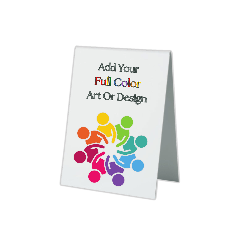 Custom Full Color Double Sided Durable Plastic Table