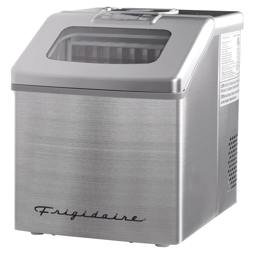 Frigidaire 40-Lb Freestanding Ice Maker, Silver