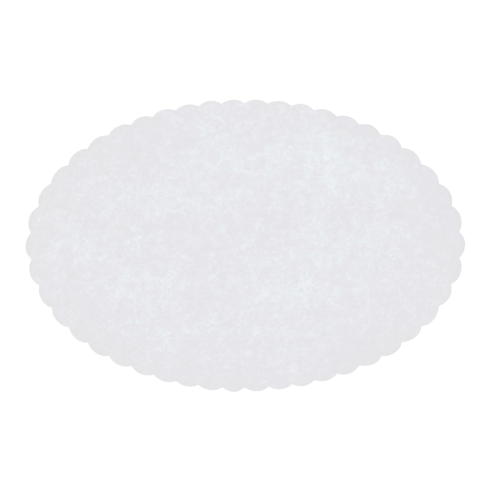Hoffmaster Oval Wastebasket Liners, 6" x 9", White,