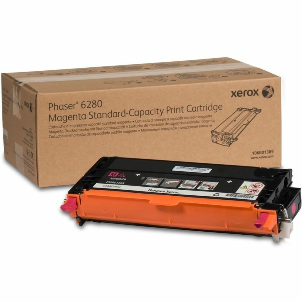 Xerox® 6280 Magenta Toner Cartridge, 106R01389