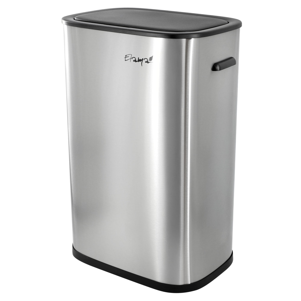 Elama 14.5-Gallon Stainless Steel Automatic Sensor Hands-Free