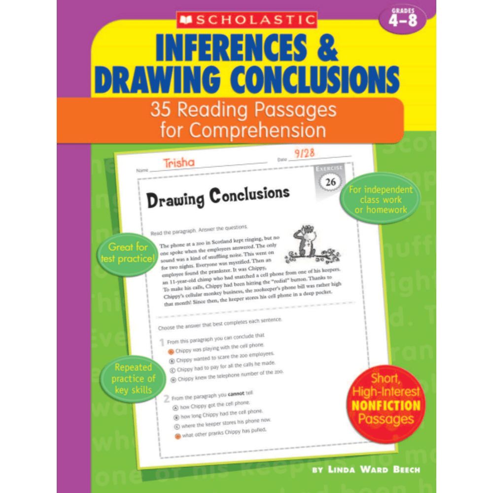 Scholastic Comprehension — Inference — Grades 4-8