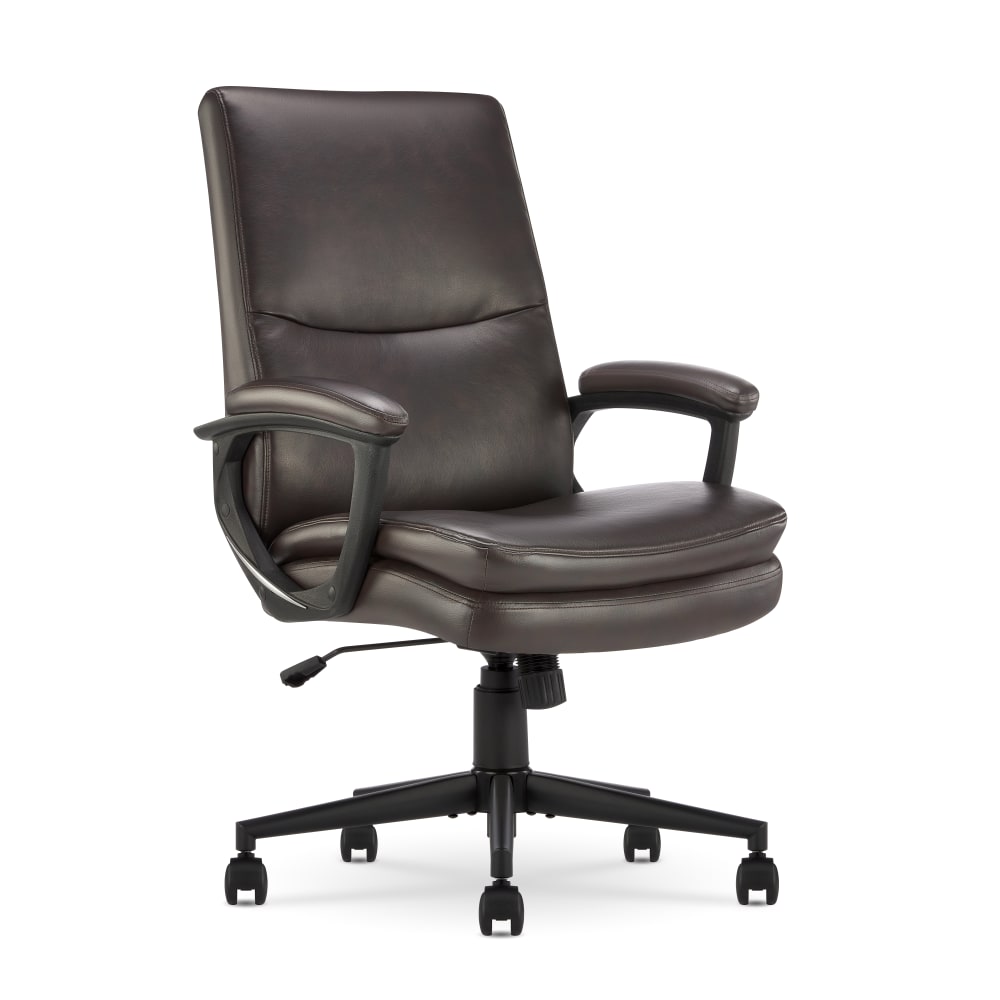 Serta® Comfort Modern Ergonomic Bonded Leather High-Back