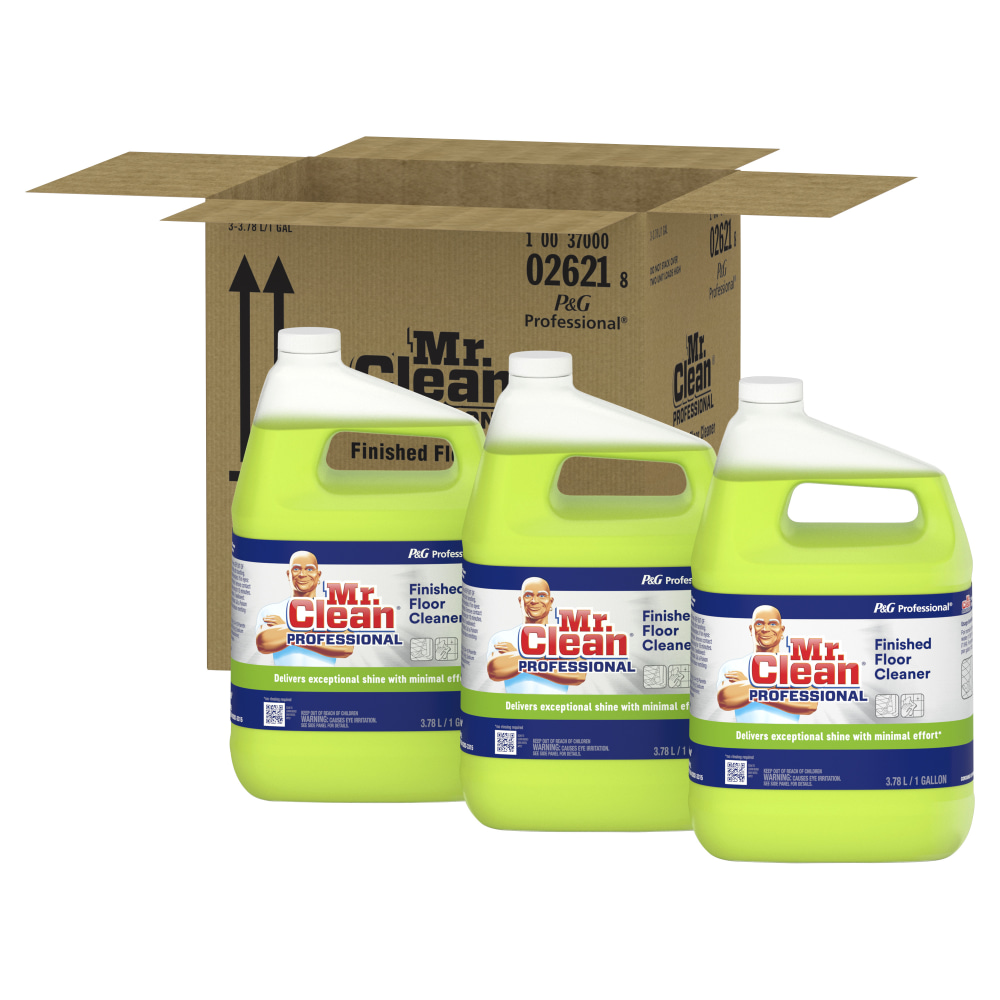 Mr. Clean® Floor Cleaner, 128 Oz Bottle, Case