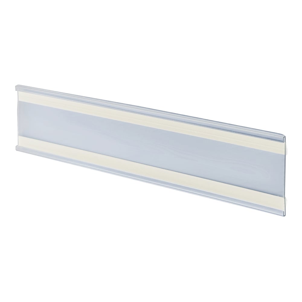 Azar Displays Plastic Adhesive-Back Name Plates, 3" x