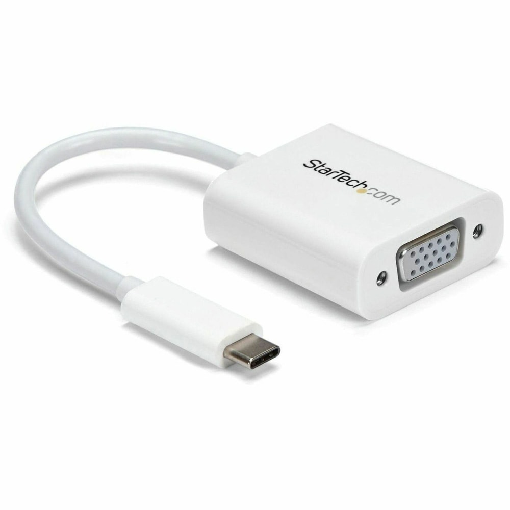 StarTech.com USB-C to VGA Adapter - White -