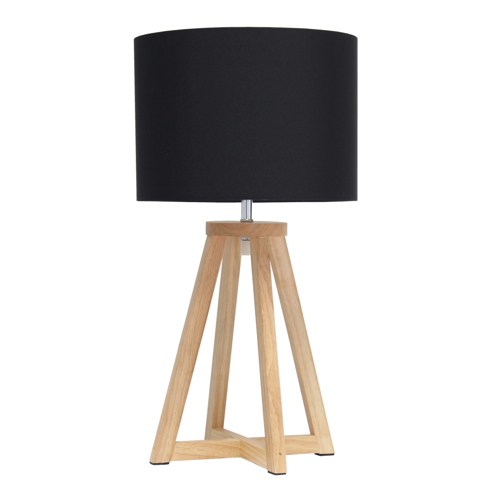 Simple Designs Interlocked Triangular Table Lamp, 19-1/8"H,