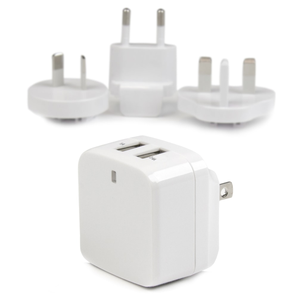 StarTech.com Travel USB Wall Charger - 2 Port