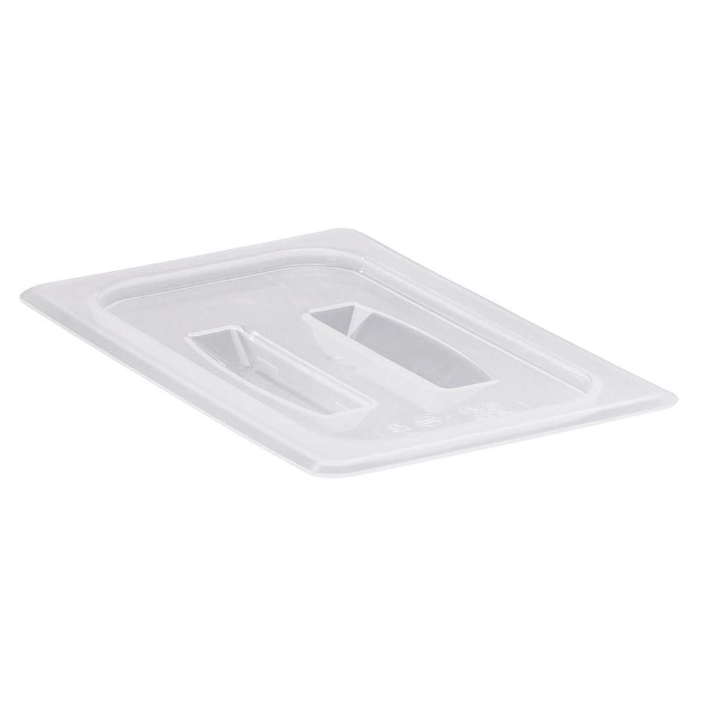 Cambro Translucent 1/4 Food Pan Lids With Handles,