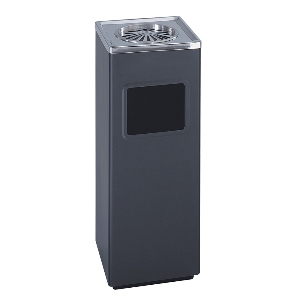 Safco® Ash-N-Trash Sandless Urn Smokers Pole, 3 Gallon,