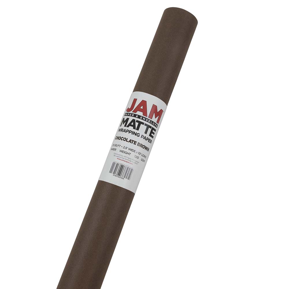 JAM Paper® Wrapping Paper, Matte, 25 Sq Ft,