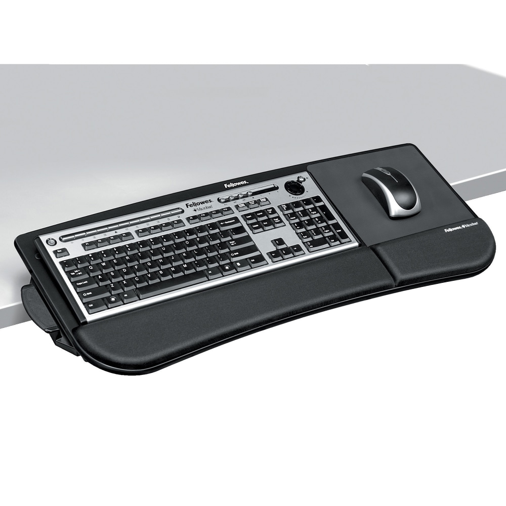 Fellowes® Tilt &#x27;n Slide Keyboard Manager, Black