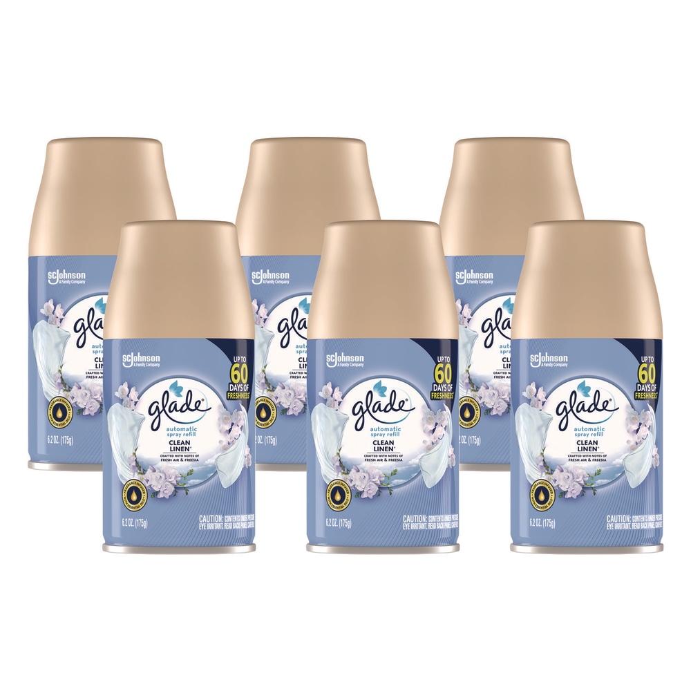 Glade® Automatic Air Freshener, Clean Linen, 6.2 oz,