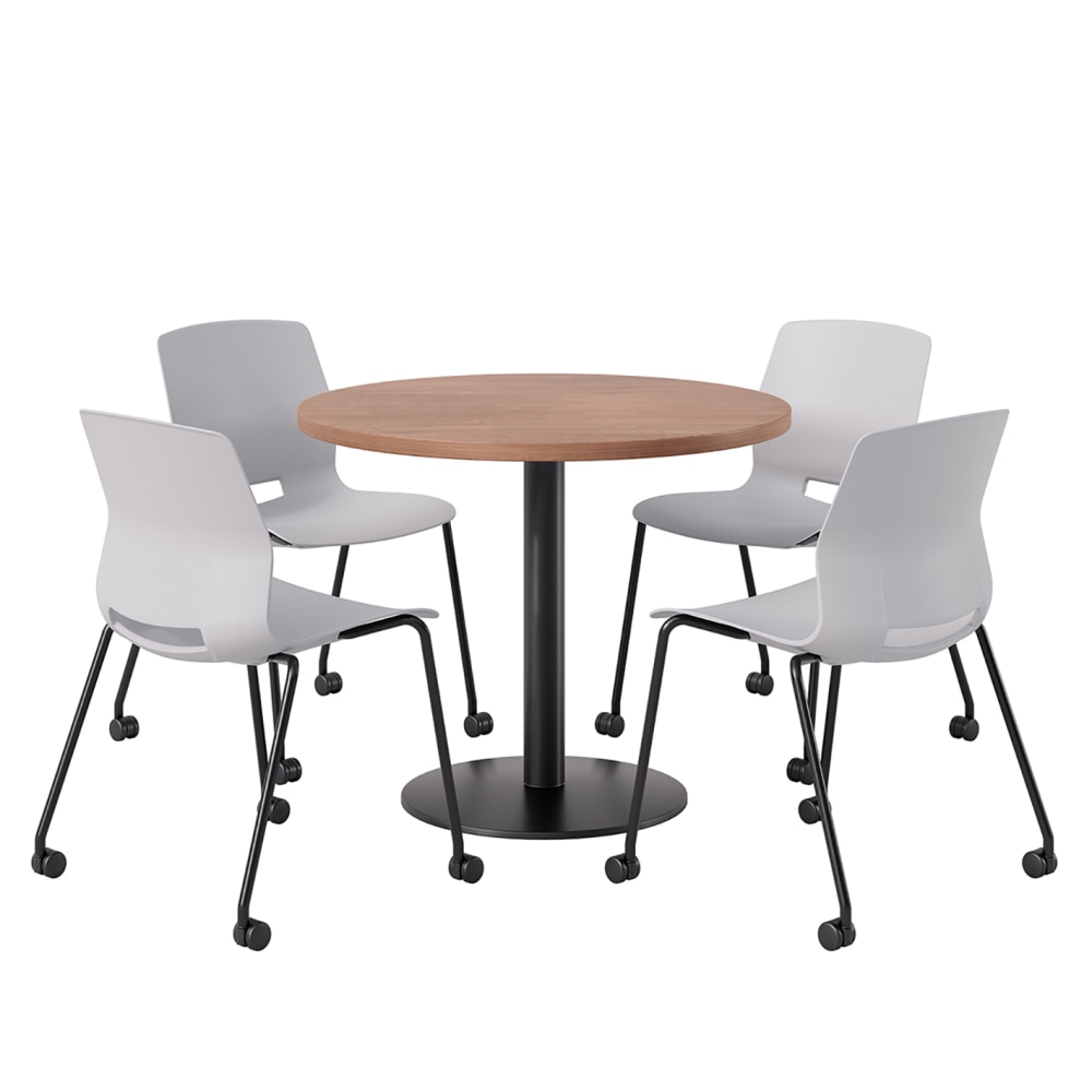 KFI Studios Proof Cafe Round Pedestal Table, Includes