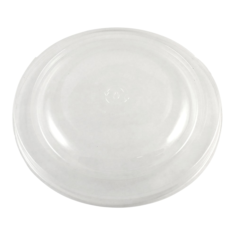 World Centric Fiber Container Lids, Bowl, 7-1/2", Clear,