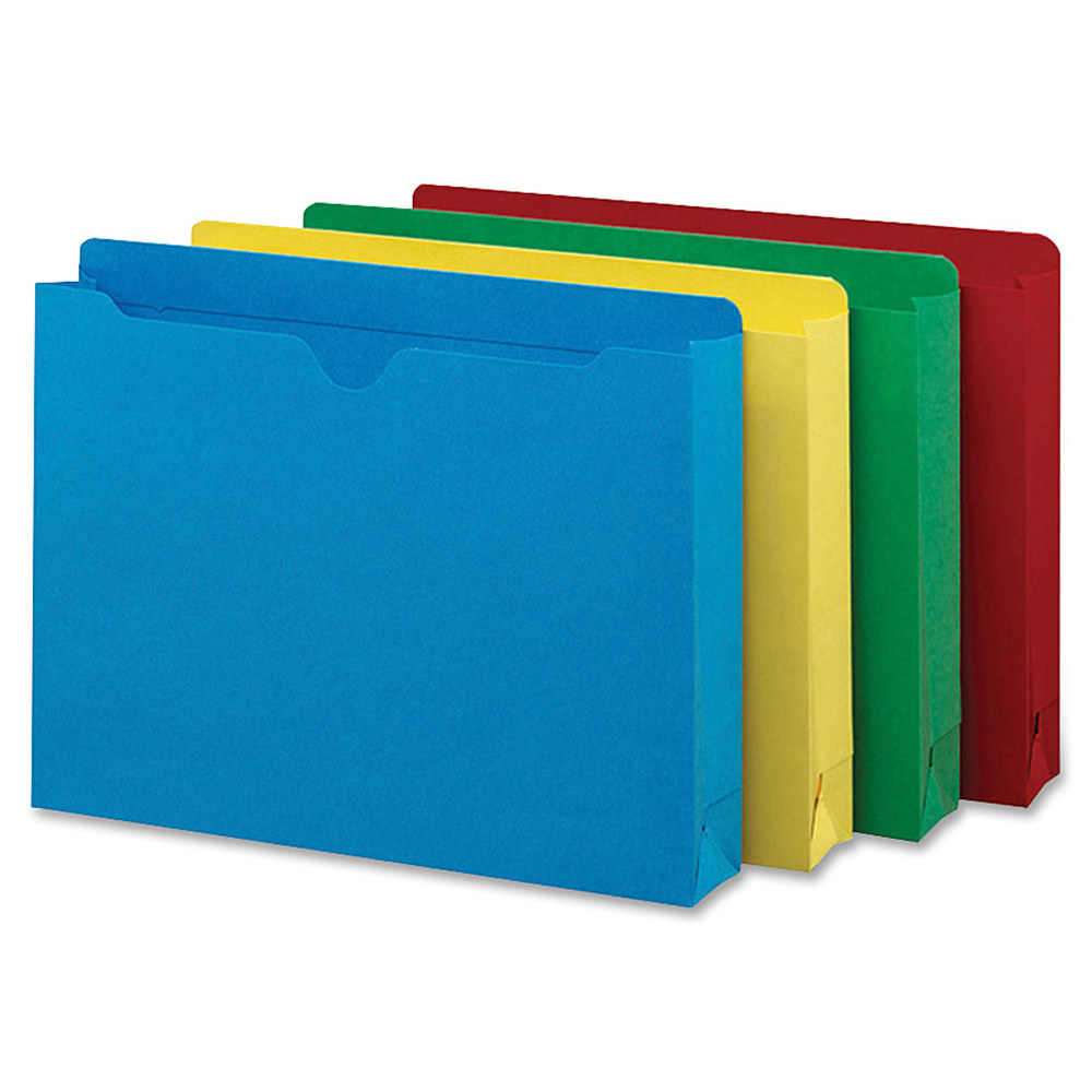 Smead® Heavyweight Color File Jackets, Letter Size, 2"