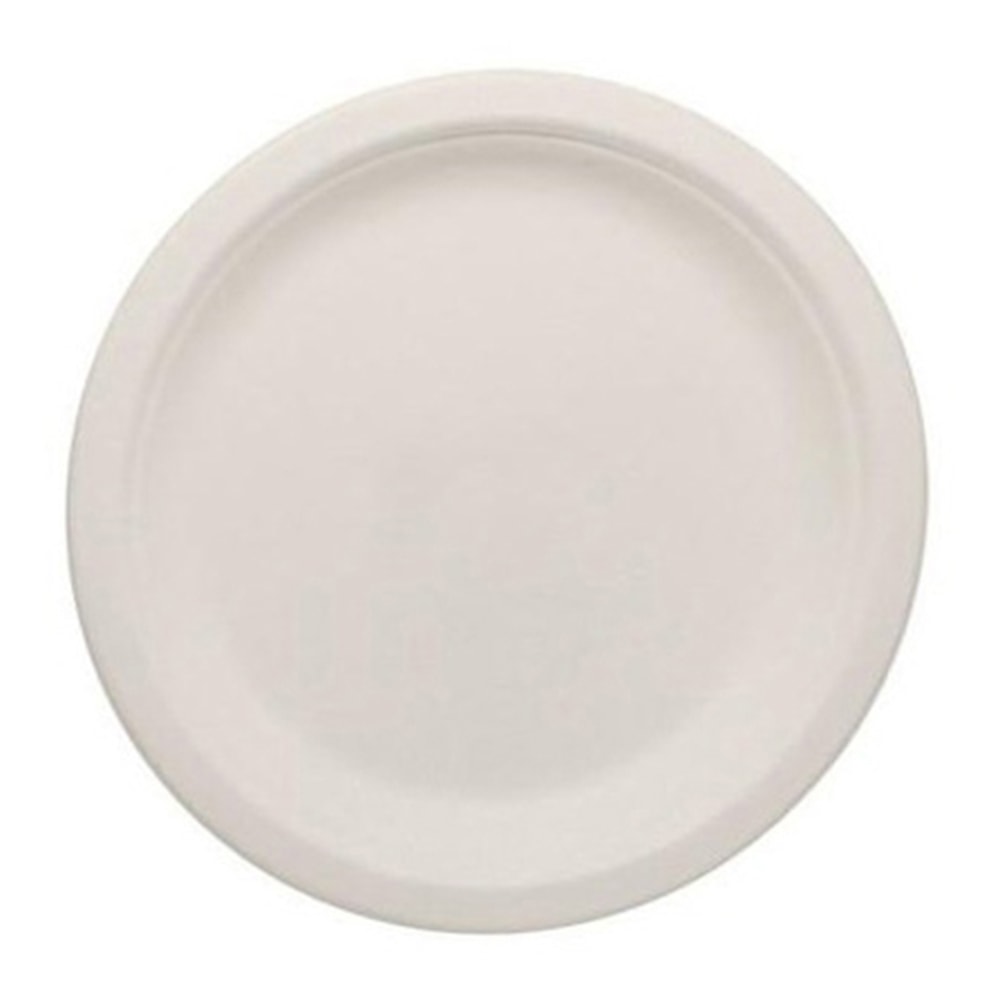 Karat Earth 7" Round Bagasse Plates, Natural, Set