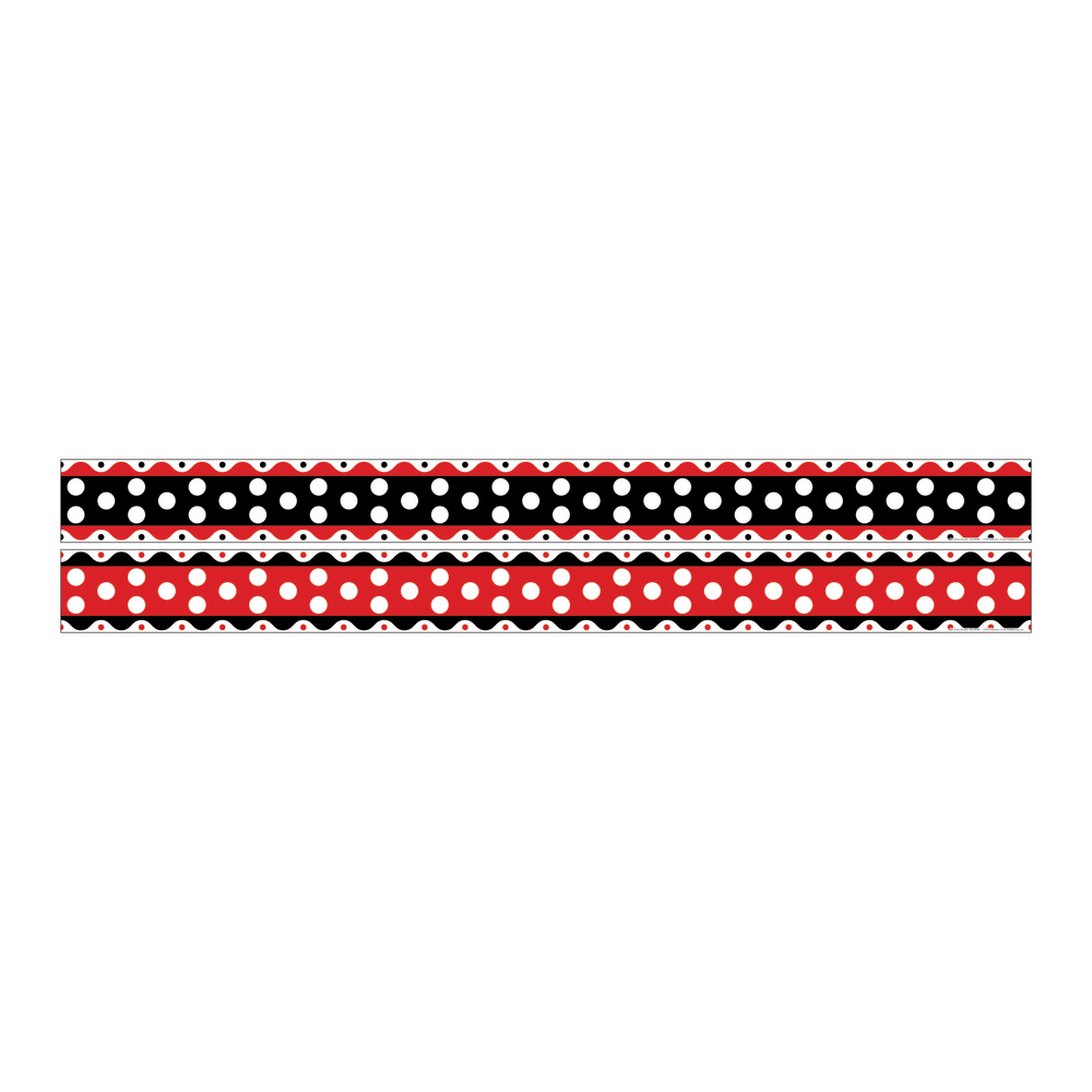 Barker Creek Double-Sided Straight-Edge Border Strips, 3" x