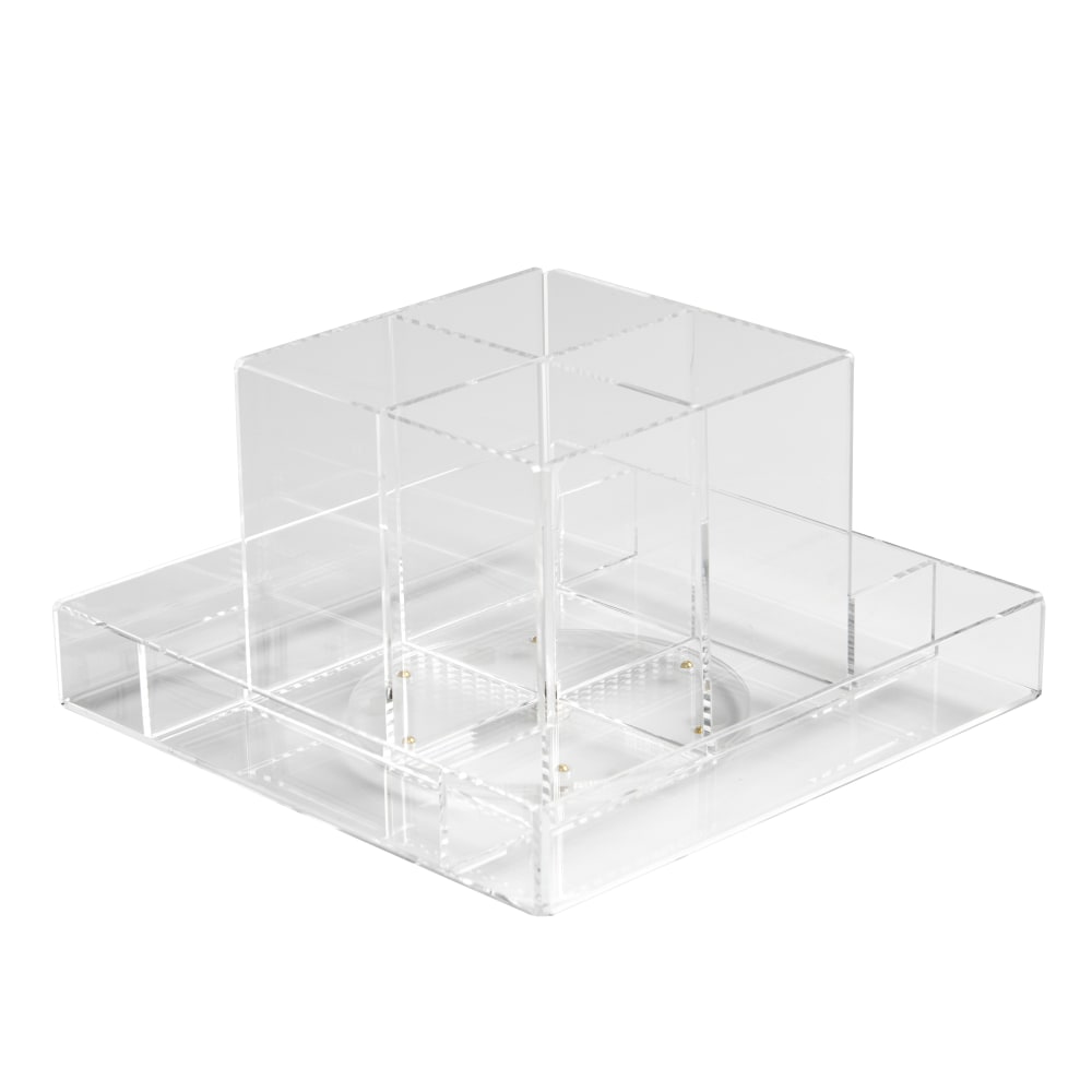 Russell & Hazel Acrylic Carousel Organizer, 4-1/4”H x