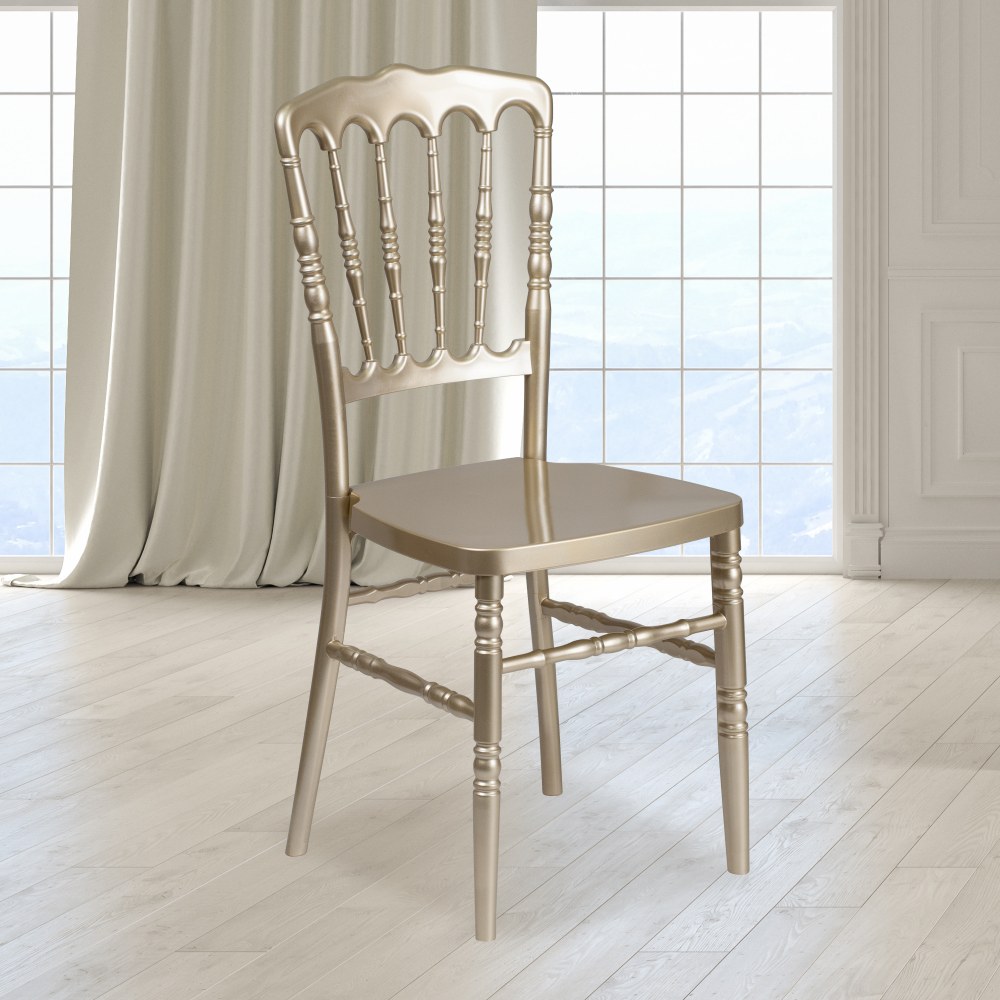 Flash Furniture HERCULES Series Resin Stacking Napoleon Chair,
